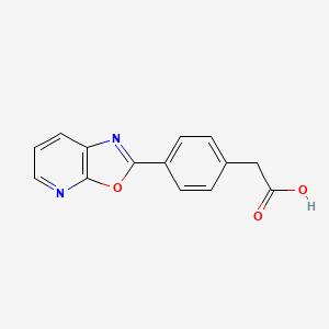 2-[4-([1,3]Oxazolo[5,4-b]pyridin-2-yl)phenyl]acetic acid