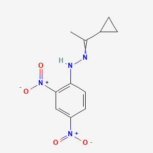 1-(1-Cyclopropylethylidene)-2-(2,4-dinitrophenyl)hydrazine