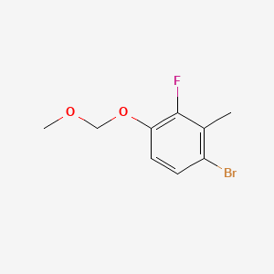 1-Bromo-3-fluoro-4-(methoxymethoxy)-2-methylbenzene