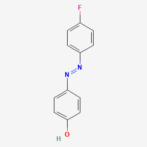 4-[2-(4-Fluorophenyl)hydrazinylidene]cyclohexa-2,5-dien-1-one