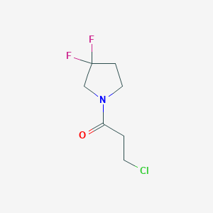 3-Chloro-1-(3,3-difluoropyrrolidin-1-yl)propan-1-one