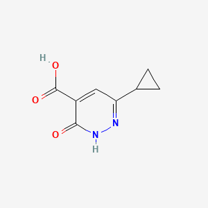 6-Cyclopropyl-3-oxo-2,3-dihydropyridazine-4-carboxylic acid