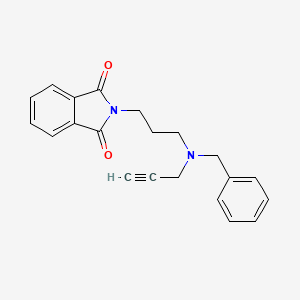 2-(3-(Benzyl(prop-2-yn-1-yl)amino)propyl)isoindoline-1,3-dione