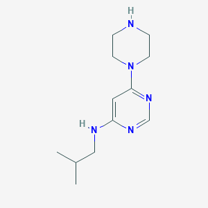 N-isobutyl-6-(piperazin-1-yl)pyrimidin-4-amine