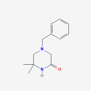 4-Benzyl-6,6-dimethyl-2-piperazinone