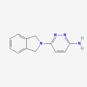 6-(2,3-dihydro-1H-isoindol-2-yl)pyridazin-3-amine