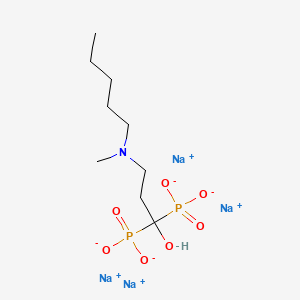 [1-Hydroxy-3-(methylpentylamino)-propylidene]bisphosphonic acid sodium salt