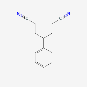 molecular formula C13H14N2 B14756073 4-Phenylheptanedinitrile CAS No. 833-55-6