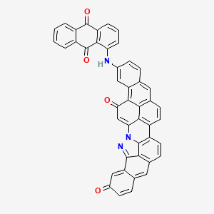 3-((9,10-Dioxo-9,10-dihydro-1-anthryl)amino)-5,10-dihydroanthra(2,1,9-mna)benz(6,7)indazolo(2,3,4-fgh)acridine-5,10-dione