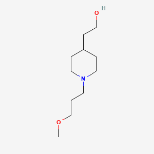 molecular formula C11H23NO2 B1475611 2-(1-(3-Methoxypropyl)piperidin-4-yl)ethan-1-ol CAS No. 1890183-02-4