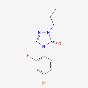 4-(4-Bromo-2-fluorophenyl)-2-propyl-2,4-dihydro-[1,2,4]triazol-3-one