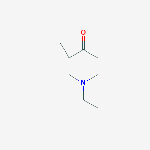 molecular formula C9H17NO B1475624 1-Ethyl-3,3-dimethylpiperidin-4-one CAS No. 1904347-05-2