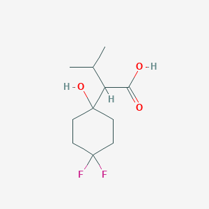 2-(4,4-Difluoro-1-hydroxycyclohexyl)-3-methylbutanoic acid