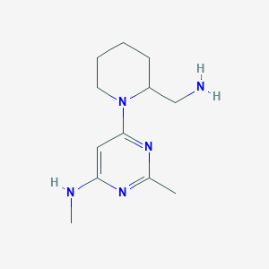 6-(2-(aminomethyl)piperidin-1-yl)-N,2-dimethylpyrimidin-4-amine