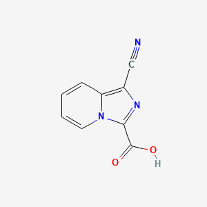 1-Cyanoimidazo[1,5-a]pyridine-3-carboxylic acid