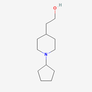2-(1-Cyclopentylpiperidin-4-yl)ethan-1-ol