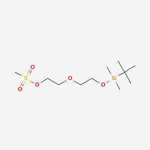 2-[2-[[(1,1-Dimethylethyl)dimethylsilyl]oxy]ethoxy]ethyl 1-methanesulfonate