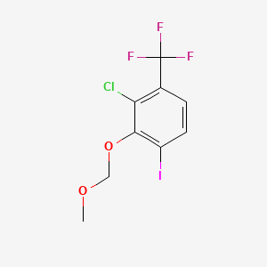 2-Chloro-4-iodo-3-(methoxymethoxy)-1-(trifluoromethyl)benzene