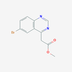 methyl 2-(6-bromoquinazolin-4-yl)acetate