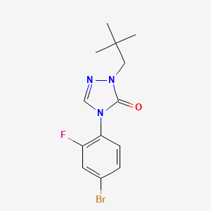 B1475658 4-(4-bromo-2-fluorophenyl)-1-neopentyl-1H-1,2,4-triazol-5(4H)-one CAS No. 1632497-69-8
