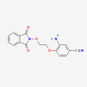 3-Amino-4-[2-(1,3-dioxo-1,3-dihydro-isoindol-2-yloxy)-ethoxy]-benzonitrile