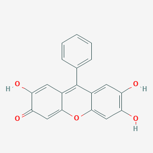 molecular formula C19H12O5 B147566 苯基氟酮 CAS No. 975-17-7