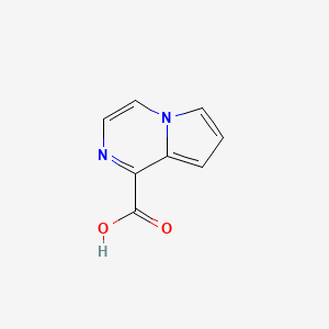 molecular formula C8H6N2O2 B1475664 Pyrrolo[1,2-a]pyrazine-1-carboxylic acid CAS No. 1895300-97-6