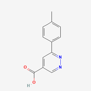 molecular formula C12H10N2O2 B1475666 6-(p-Tolyl)pyridazine-4-carboxylic acid CAS No. 1896160-38-5