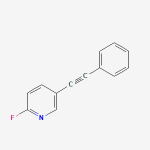 2-Fluoro-5-phenylethynylpyridine