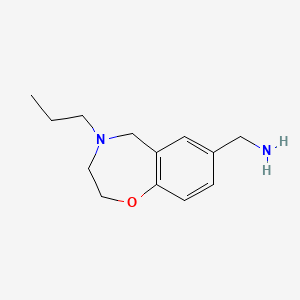 (4-Propyl-2,3,4,5-tetrahydrobenzo[f][1,4]oxazepin-7-yl)methanamine
