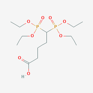 5,5-Bis(diethoxyphosphoryl)pentanoic acid