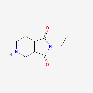 molecular formula C10H16N2O2 B1475689 2-propylhexahydro-1H-pyrrolo[3,4-c]pyridine-1,3(2H)-dione CAS No. 2097946-54-6