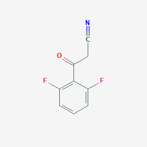 molecular formula C9H5F2NO B147570 3-(2,6-二氟苯基)-3-氧代丙腈 CAS No. 40017-76-3