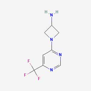 1-(6-(Trifluoromethyl)pyrimidin-4-yl)azetidin-3-amine