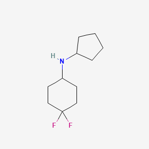 N-cyclopentyl-4,4-difluorocyclohexan-1-amine