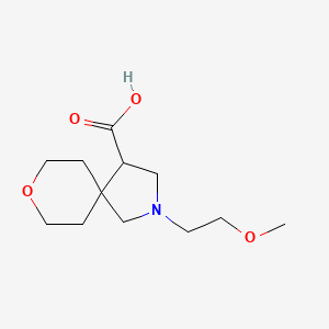 2-(2-Methoxyethyl)-8-oxa-2-azaspiro[4.5]decane-4-carboxylic acid