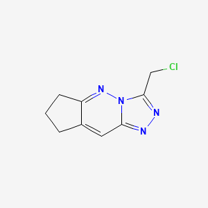 3-(chloromethyl)-7,8-dihydro-6H-cyclopenta[e][1,2,4]triazolo[4,3-b]pyridazine