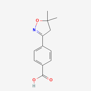 4-(5,5-Dimethyl-4,5-dihydroisoxazol-3-yl)benzoic acid