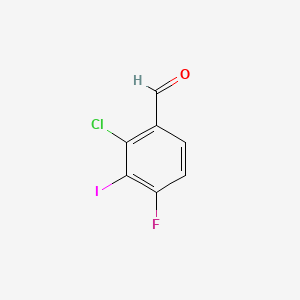 2-Chloro-4-fluoro-3-iodobenzaldehyde