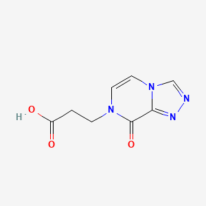 3-(8-oxo-[1,2,4]triazolo[4,3-a]pyrazin-7(8H)-yl)propanoic acid