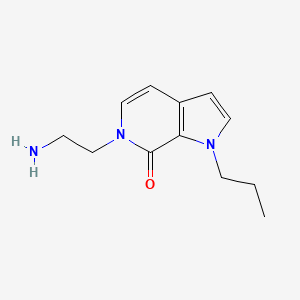 6-(2-aminoethyl)-1-propyl-1,6-dihydro-7H-pyrrolo[2,3-c]pyridin-7-one