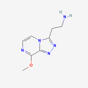 2-(8-Methoxy-[1,2,4]triazolo[4,3-a]pyrazin-3-yl)ethan-1-amine