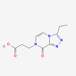 3-(3-ethyl-8-oxo-[1,2,4]triazolo[4,3-a]pyrazin-7(8H)-yl)propanoic acid