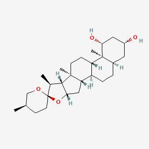 molecular formula C27H44O4 B14757487 Isorhodeasapogenin CAS No. 472-10-6