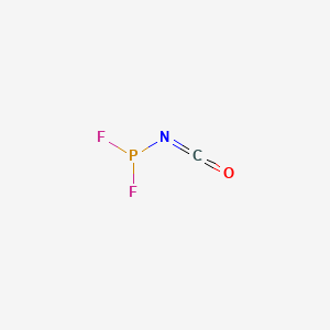 molecular formula CF2NOP B14757577 Phosphorisocyanatidous difluoride CAS No. 461-59-6