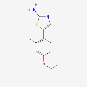 5-(4-Isopropoxy-2-methylphenyl)thiazol-2-amine