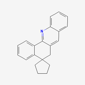 6h-Spiro[benzo[c]acridine-5,1'-cyclopentane]