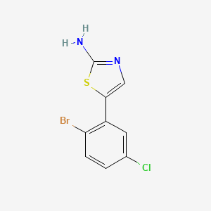 5-(2-Bromo-5-chlorophenyl)thiazol-2-amine