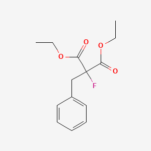 Diethyl benzyl(fluoro)propanedioate