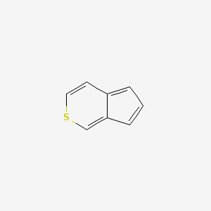 molecular formula C8H6S B14757741 Cyclopenta[c]thiopyran CAS No. 270-63-3